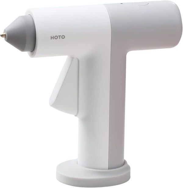 HOTO Cordless Hot Glue Gun, 30s Fast Heat, Smart Power-off, USB-C Rechargeable glue dispenser
