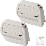 2-Pack Retractable Box Cutter with Ceramic Blade and Magnetic Opener - White cutter blade