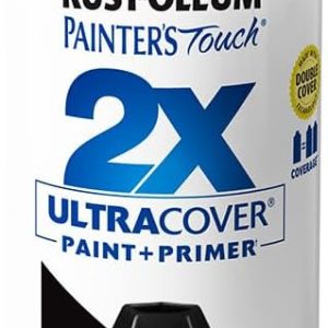 Rust-Oleum 334020 Painter's Touch 2X Ultra Cover Spray Paint, 12 oz, Flat Black touchland hand sanitizer