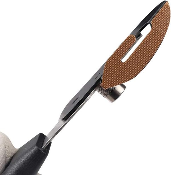 Gomake Vinyl Backing Cutter Bodyguard Vinyl Wrap Cutting Knife, Hidden Blade Wrap Cutter for Car Tinting and Backing Paper with 10 Extra Blades and 3 PTFE Stickers-3