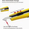 Professional Acrylic Plexiglass Sheet Cutter Scoring Knife Tool,With a Curved Handle,It Is More Convenient To Use.One handle,11 blades.(Yellow) cutter github