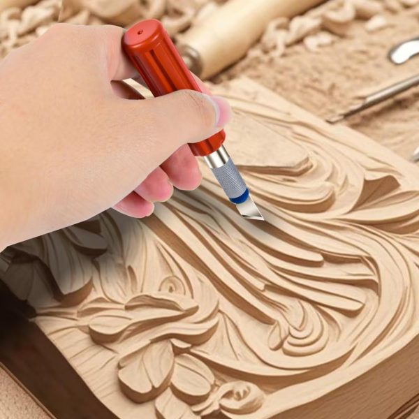 13-piece Precision Exacto Knife Set, including hobby and craft knives as well as blades, is the perfect choice for pumpkin carving, model making and DIY projects. knife set