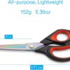 LIVINGO Premium Tailor Scissors Heavy Duty Multi-Purpose Titanium Coating Forged Stainless Steel Sewing Fabric Leather Dressmaking Comfort Grip Shears Professional Crafting (9.5 INCH) premium sender plus