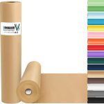 Vanhench Brown Wrapping Paper Roll, Craft Kraft Paper 17.5"x 1200"(100') for Gift Wrapping Bulletin Board Arts Bouquet Flower Table Covering Poster Packing Shipping Christmas Supplies 70GSM 50LB wrapping my head around ai wrappers