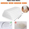 Mini Hot Glue Gun Kit with 30 Glue Sticks - Fast Preheating Hot Melt Gun, High Temp for School Crafts DIY Arts and Quick Home Repairs(White)-4