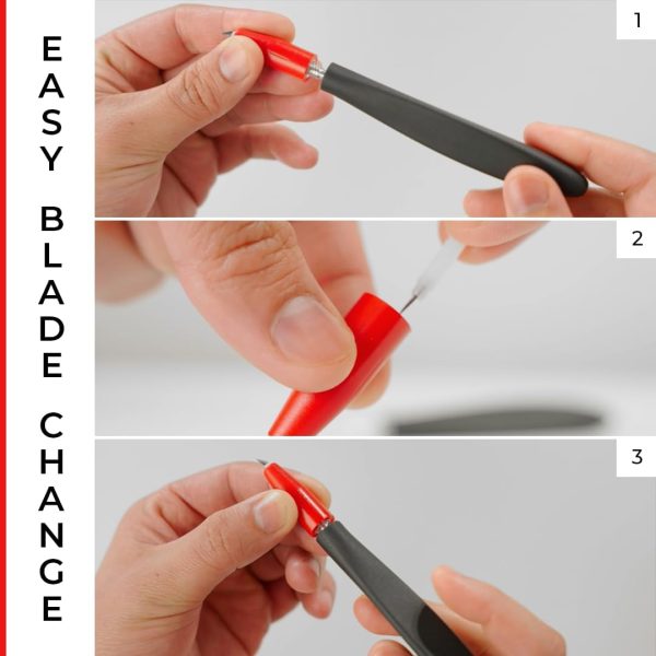 VViViD 360 Degree Comfort Grip Swivel Blade Craft Cutting Knife-4