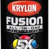 Krylon Fusion All-In-One Adhesive Spray Paint for Indoor/Outdoor Use, 12 oz, Black krylon font