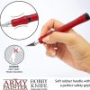 The Army Painter Hobby Knife - Stainless Steel Craft Knife with Soft Grip and 5 Extra Precision Blades - Craft Knife Set, Art Knife & Mouldline Remover for Metal and Plastic Miniatures army painter hobby