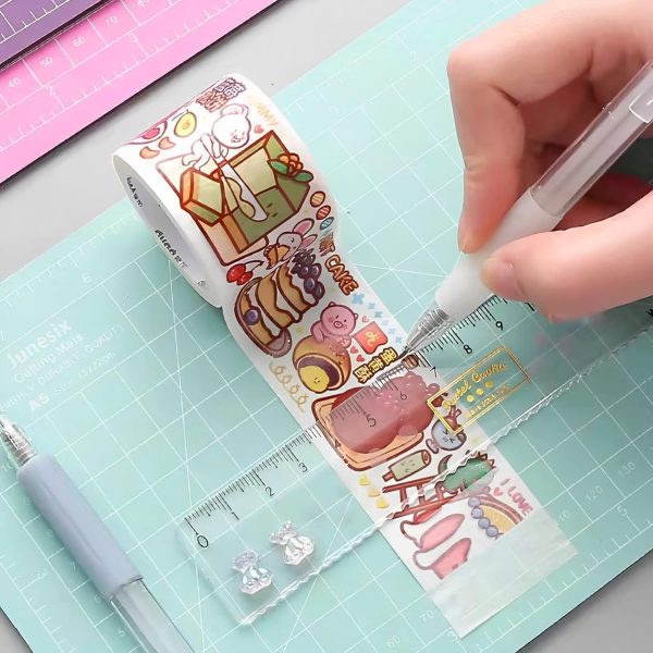 4 Pcs Craft Knife Exacto Knife Paper Cutter Pen Craft Cutting Tools Pen Knife Fine Art Utility Carving Tools Paper Roll Cutter For Diy Scrapbooking And Paper Crafting-4