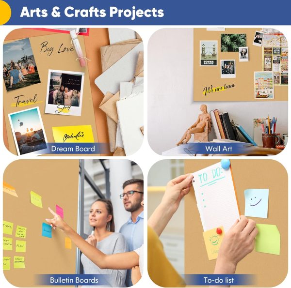 Vanhench Brown Wrapping Paper Roll, Craft Kraft Paper 17.5"x 1200"(100') for Gift Wrapping Bulletin Board Arts Bouquet Flower Table Covering Poster Packing Shipping Christmas Supplies 70GSM 50LB vanhench wrapping paper