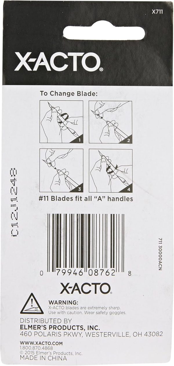X-ACTO #11 Fine Point Replacement Blades, 40-Pack (X711) x-acto blades