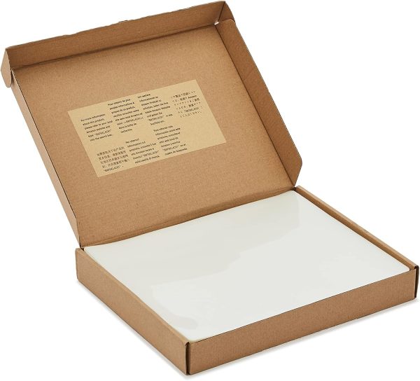 Amazon Basics Clear Thermal Laminating Plastic Paper Laminator Sheets, 9 x 11.5-Inch, 200-Pack, 2.8mil basics in behavior