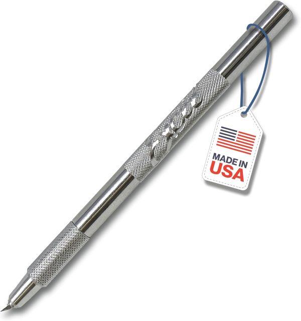 Excel Blades K4 Swivel Craft Knife with #64 Rotating Blade – Precision Hobby Knife for Carving & Crafting Supplies Precision Cutting Tool – Lightweight Aluminum Handle – Made in the USA craftd