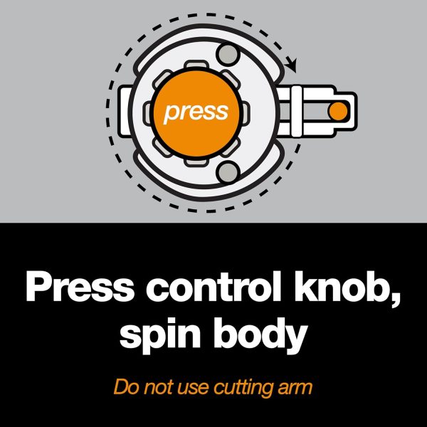 Fiskars Circle Cutter with 3 Replacement Blades - 1" to 8 Cut Length - Arts and Crafts Paper Cutter - Clear/Orange-4