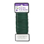 FloraCraft 26 Gauge Floral Wire 270 Feet Green floracraft silk plant cleaner