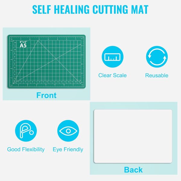 DIYSELF Exacto Knife Set, 2 Pcs Craft Knife with 40 Pcs Hobby Knife Replacement Blades, Hobby Knives Kit for Scrapbooking, Stencil, Fondant, Paper, Sharp Precision Knives for Art Carving diyself