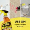 Goo Gone Adhesive Remover Spray Gel – Safe Glue and Sticker Remover for Labels, Tape Residue, Grease, Tar, Gum, Crayons, Candle Wax, Tree Sap, & Makeup on Hard Surfaces, Carpets, and Fabrics, 12 oz spray paint