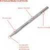Excel Blades K4 Swivel Craft Knife with #64 Rotating Blade – Precision Hobby Knife for Carving & Crafting Supplies Precision Cutting Tool – Lightweight Aluminum Handle – Made in the USA-4