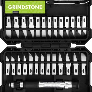 FantastiCAR Craft Knife Precision Cutter Hobby Knife Blades Set (29pcs) for Art Work, Scrapbooking, Stencil, Architecture Modeling, Wood Leather Working craft of exile