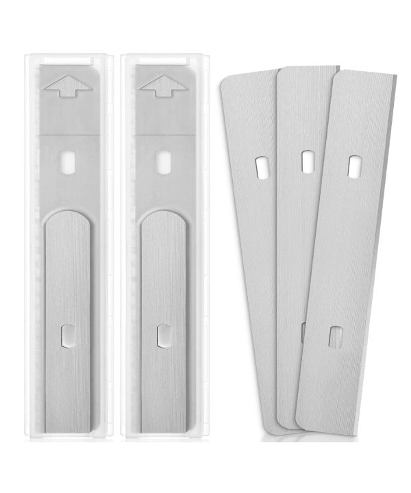 Bates- Replacement Scraper Blades with Dispenser, 4 Inch, 2 Pack, 10 pcs/pack, Carbon Steel Razor Blades, Floor Scrapper Blade, Replacement Razor Blades, Paint Scraper Blades, 4 Inch Scraper Blades bates motel