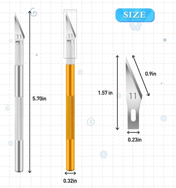 Exacto Knife, 3 Exacto Knives with 30 Exacto Blades #11, Craft Knife, Hobby Knife, Precision Knife, Exacto Knife Set for Crafts, Arts, Modeling, Scrapbooking (Purple-Blue-Black) exact audio copy