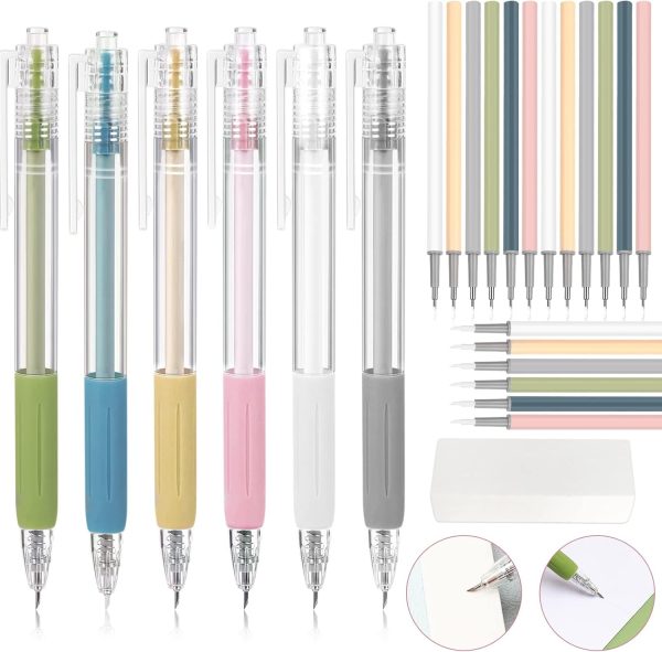 Craft Cutting Tools, 25 Pcs Pen Cutter Tools with Mini Sharpener Utility Students Paper Cutting Retractable Carving Pen with Tungsten Steel and Ceramic Cutter Head Refills tools for humanity