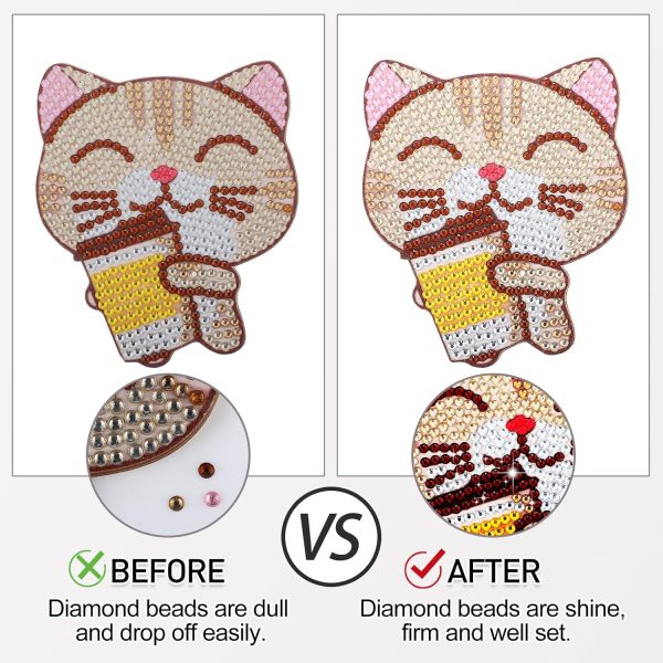 Diamond Painting Sealer, Topwey Diamond Painting Adhesive with Applicator Helps retain Your Diamond Sparkle, Also Applicable to Puzzles for Adults (125 ML 4.4 Fl Oz) painting with 3d gaussian splat brushes