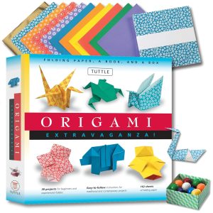 Origami Extravaganza! Folding Paper, a Book, and a Box: Origami Kit Includes Origami Book, 38 Fun Projects and 162 Origami Papers: Great for Both Kids and Adults extravaganza meaning