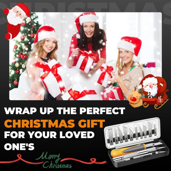 MulWark Exacto Knife Set | Craft Knife Kit | 16pc Precision Craft Hobby Kit with Razor Sharp Knives for Wood, Crafting, Leather, Scrapbooking & Modeling precision castparts corp