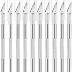 10 Pack Hobby Knife Set, Stainless Steel Craft Knife Kit for Pumpkin Carving, DIY, Art, Cutting, Stencil knife out 3