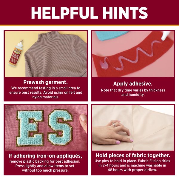 Aleene's Fabric Fusion Glue 4 oz - Permanent, Washable Fabric Adhesive glueless wig