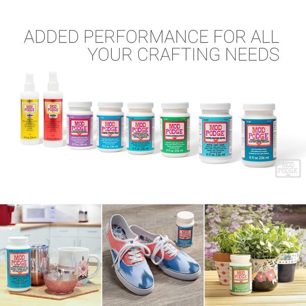 Mod Podge Dishwasher Safe Waterbased Sealer, Glue and Finish (8-Ounce), CS15059 Gloss, 8 Ounce-2