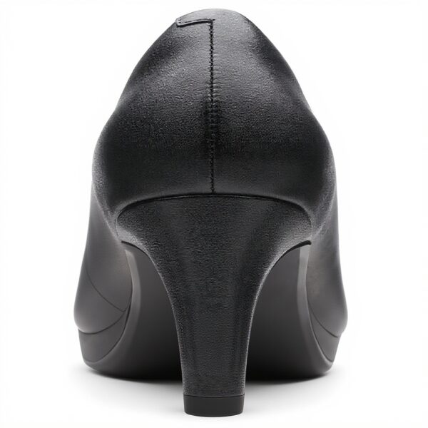 Clarks Adriel Viola Sandales Compensées Femme Cuir Noir