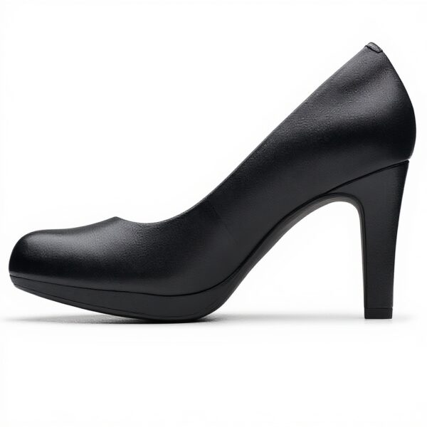 Clarks Adriel Viola Sandales Compensées Femme Cuir Noir