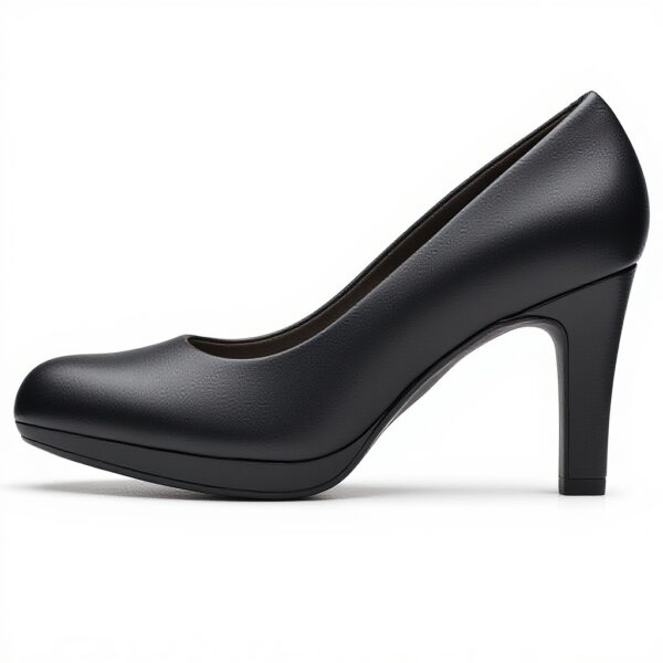 Clarks Adriel Viola Sandales Compensées Femme Cuir Noir