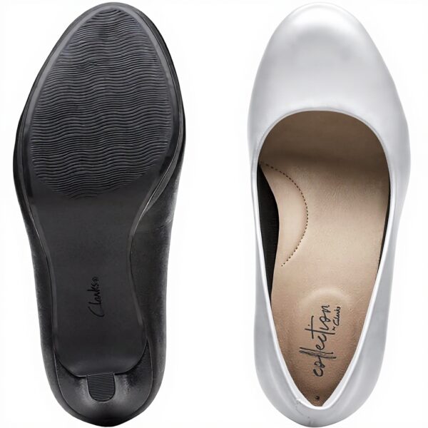 Clarks Adriel Viola Sandales Compensées Femme Cuir Noir