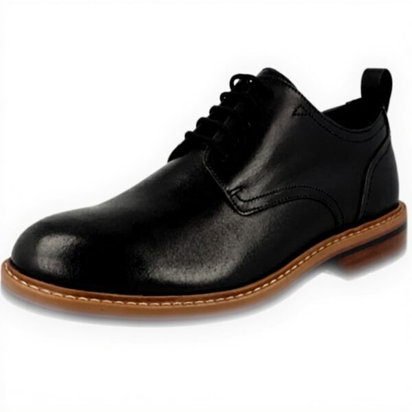 Clarks Aldwin Lace Chaussures Homme Cuir Noir Oxfords