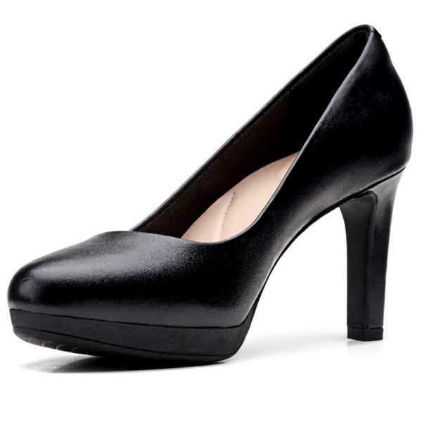 Escarpins Clarks Ambyr Joy Femme Cuir Noir Confort