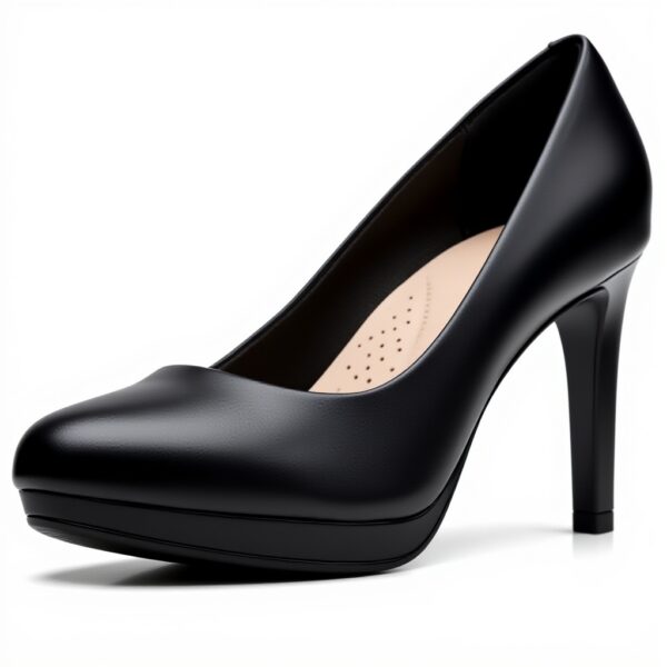 Escarpins Clarks Ambyr Joy Femme Cuir Noir Confort