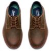 Clarks Burchill Derby Homme Cuir Brun Foncé Oxfords