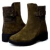 Clarks Calla Mid Botte mi-mollet Femme Confort Olive