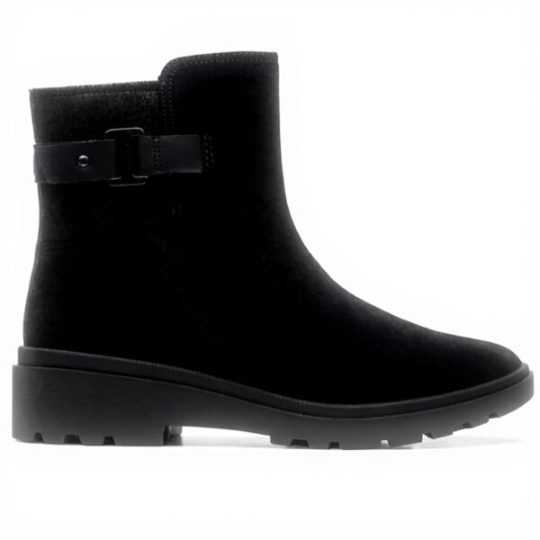 Clarks Calla Mid Botte mi-mollet Femme daim confortable