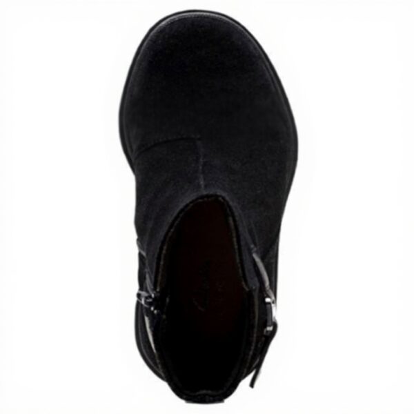 Clarks Calla Mid Botte mi-mollet Femme daim confortable