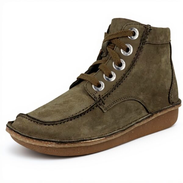 Clarks Cèdre Amusant Botte Femme Confort Tendance Olive