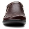 Clarks Cora Giny Mocassin Femme Cuir Confortable Noir Marron