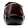 Clarks Cora Giny Mocassin Femme Cuir Confortable Noir Marron