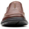 Clarks Cotrell Free Mocassins Homme Cuir Tabac Confort