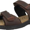 Sandales de pêcheur homme Clarks Hapsford Creek cuir marron-3