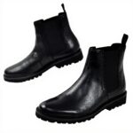 Clarks Berwick Easy Bottine Chelsea Homme Cuir Noir