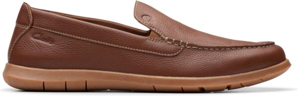 Clarks Mocassin Homme Cuir Léger Confortable Flexway Step-1